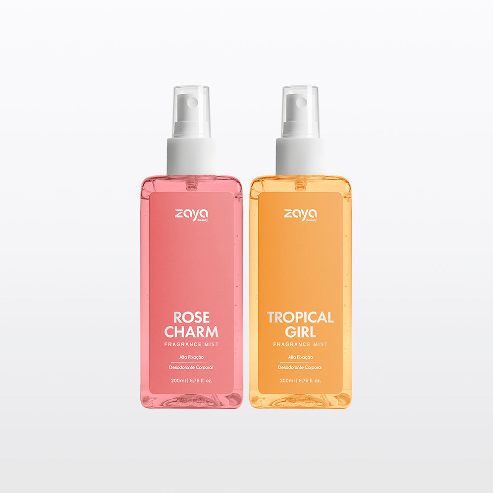 Duo Charm Girl: Rose Charm + Tropical Girl - Fragrance Mist