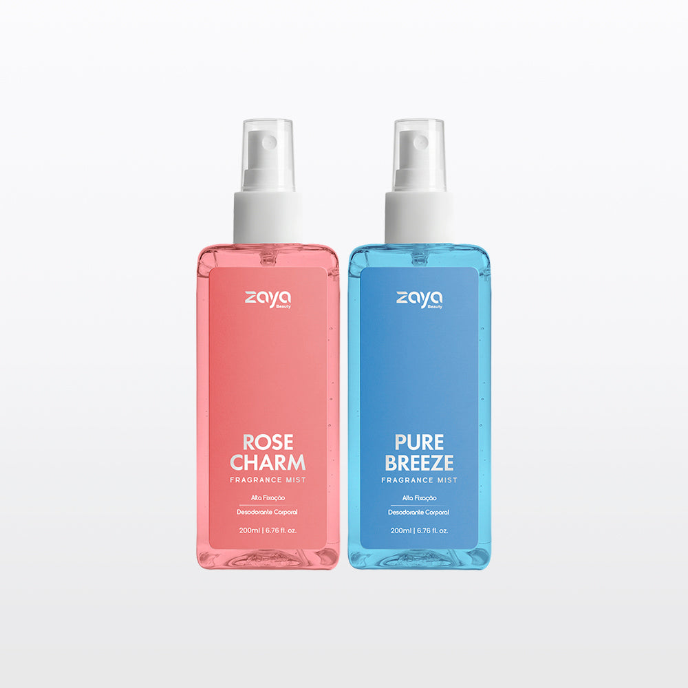 Duo Rose Breeze: Rose Charm + Pure Breeze - Fragrance Mist