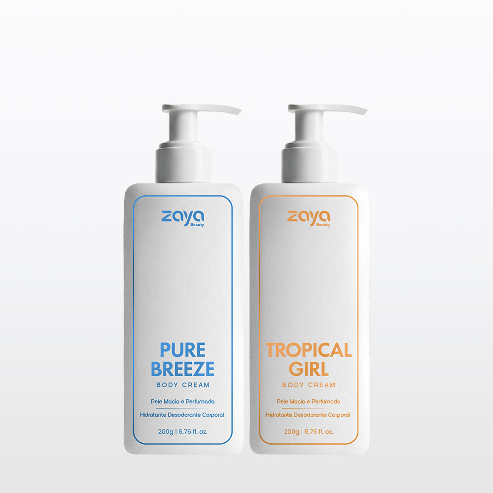 Duo Vibe Fresh: Pure Breeze + Tropical Girl - Body Cream
