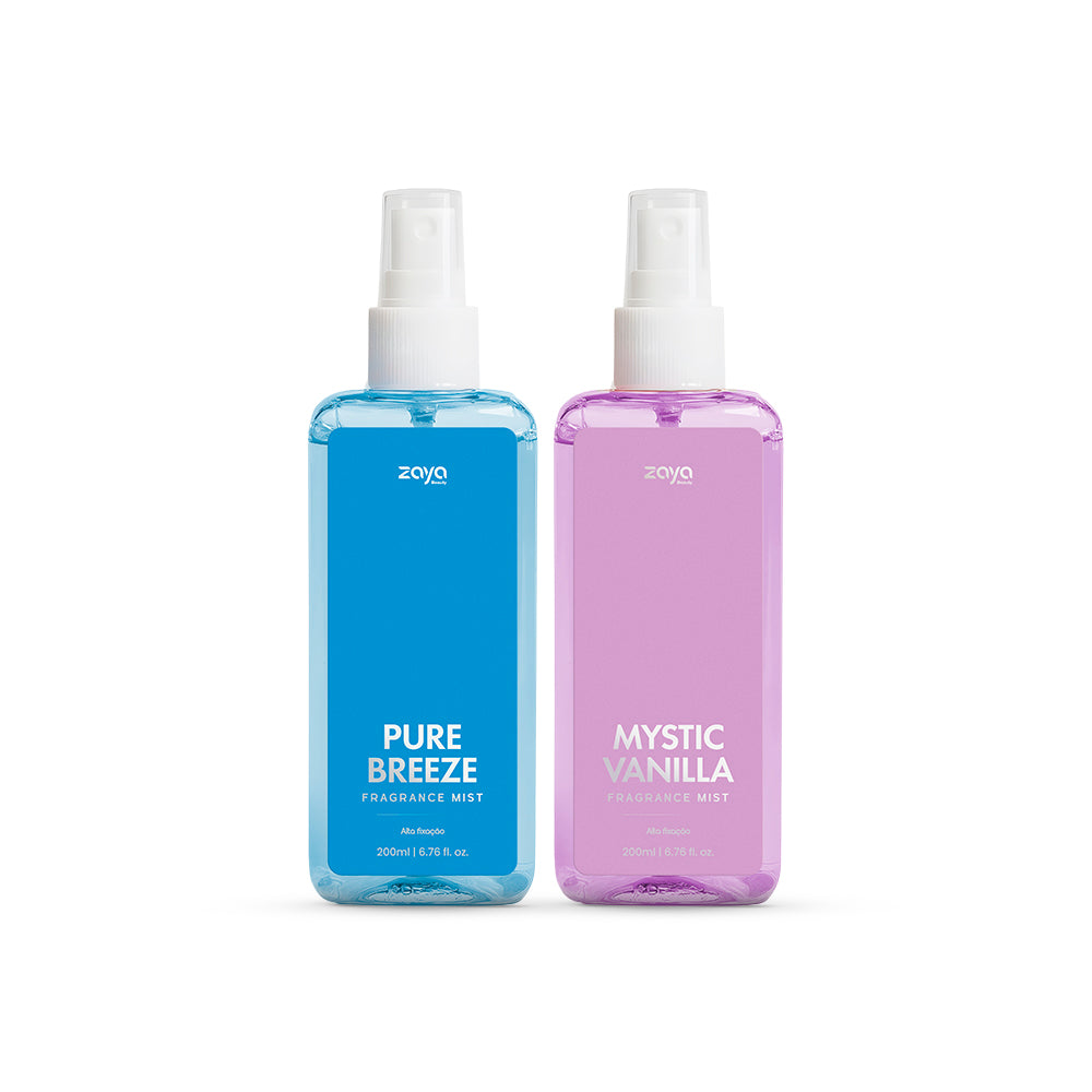 Duo Leveza: Pure Breeze + Mystic Vanilla - Fragrance Mist/Body Splash