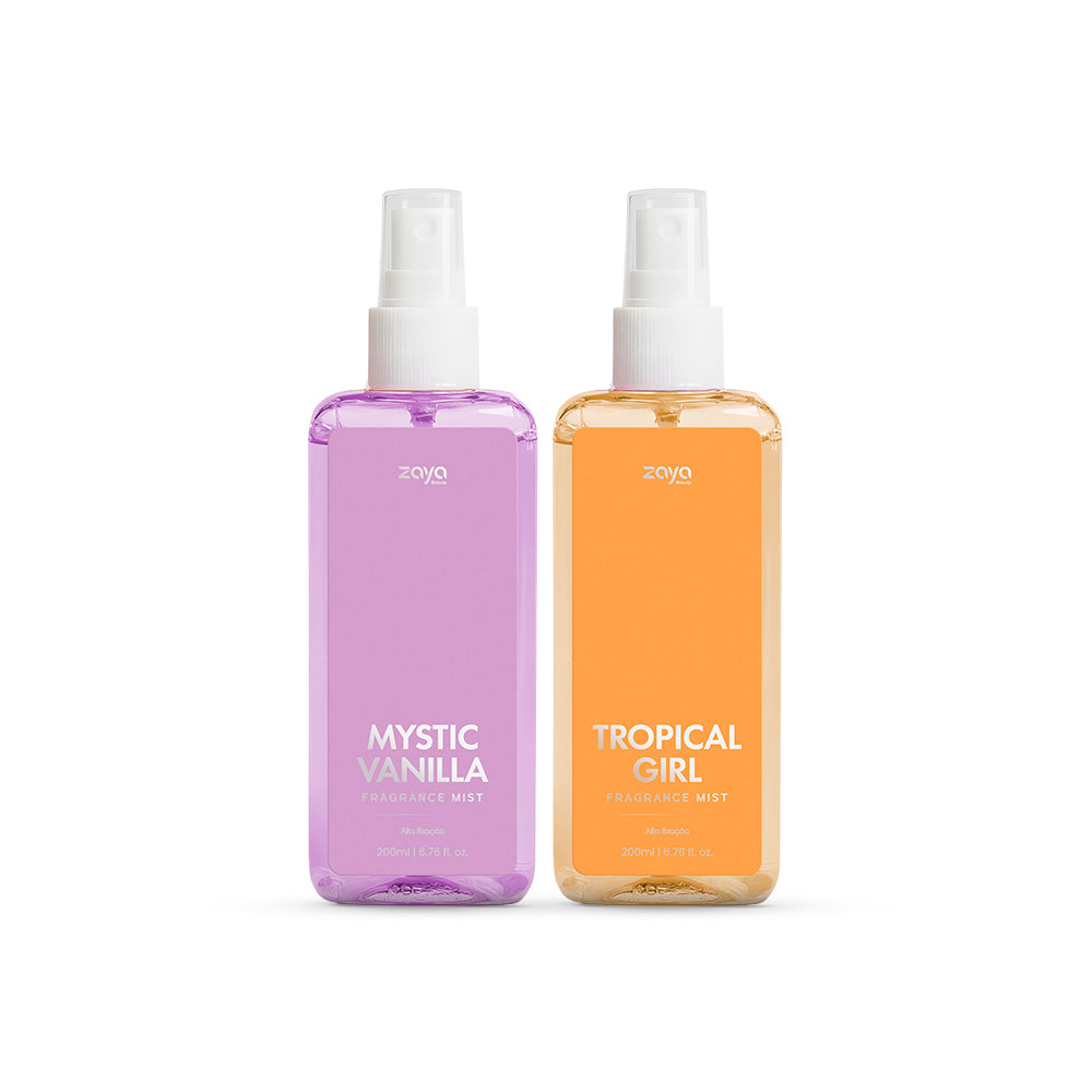 Duo Vanilla Tropical: Mystic Vanilla + Tropical Girl - Fragrance Mist/Body Splash